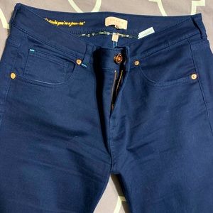 Ted Baker 3/4 length jeans with calf zip detail